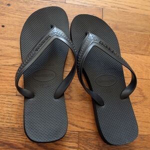 Havaianas Unisex Black Flip Flops
